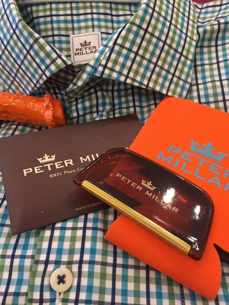 We love the Peter Millar freebies that come with every order!