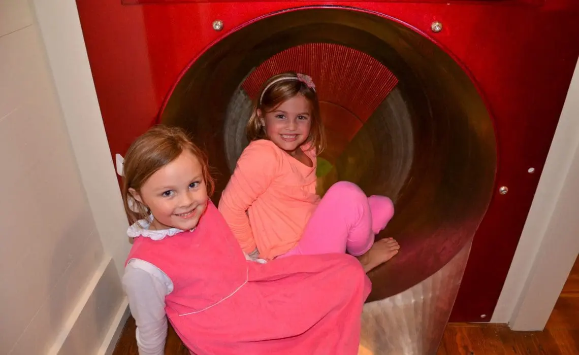 closeup shot of two little girls smiling