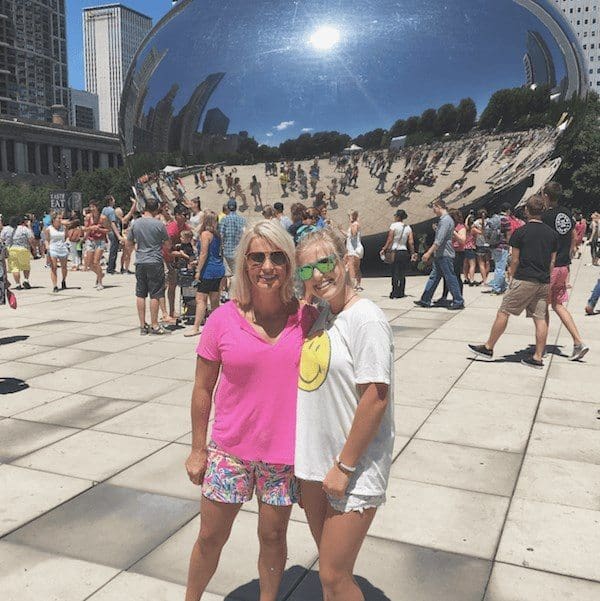 two women posing for a picture